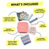 BONKS GoGo Kit - First Period Kit - Tween Period Starter Kit - Emergency Kit for Girls - Essential Hygiene Kit - Includes Pads, Tampons, Underwear & More - S/M (12-14) view 3