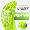 [1 Pair] Massage Insoles for Men and Women, 4D Cloud Technology Insole Super Soft Shoe Inserts, Breathable Shoe Insoles Memory Foam Soft Insoles with Arch Support (Green, 255 MM) view 2