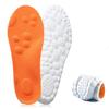 [1 Pair] Steppers Insoles for Men and Women, 4D Cloud Technology Insole Super Soft Shoe Inserts, Breathable Message Insoles Memory Foam Soft Insoles with Arch Support (Orange, 245 MM) view 1