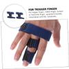 Abaodam 2Pcs Finger Brace Support Strap Blue for Relief and Protection Breathable Comfortable Finger Protector for Fractures Sprains and Post-operative Care view 4