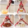 3-in-1 Hot Plate Gripper,3-in-1 Dual Head Hot Plate Grippers,Multi-function Anti-Scald Bowl Clip,Anti Scold Bowl Gripper,Heat Resistant Silicone Kitchen Tool with Lock & Bottle Opener,Non-slip (#C) view 4