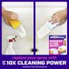 Mr. Clean Magic Eraser Sponge, Bathroom, Shower, Tub Cleaner, Soap Scum Remover, Bathroom Cleaning Supplies, Dawn Cleaning Power with Lemon Scent, Shower & Tub, 6ct view 4