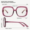 miyya Oversized Blue Light Glasses for Women, Retro Fashion Computer Glasses, Anti-Glare, Eye Strain Relief view 3