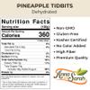 Anna and Sarah Dehydrated Pineapple Tidbits Natural 11 Lbs view 2