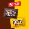 M&M'S Milk Chocolate & M&M'S Peanut Fun Size Candy Individually Wrapped Milk Chocolate Variety Pack Pantry Cube Easy Open and Close Dispenser for Convenient Snacking, 50 Ct Bulk Box view 3