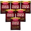 Bridgford Pepperoni Snack Sticks, 6 oz Pack of 6 (8 Sticks per Pack) - Naturally Aged Pepperoni Stick with Bold, Smoky Flavor - High Protein, Low Carb Keto Snacks - Ready-to-Eat for Any Adventure view 1