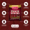 Bridgford Pepperoni Snack Sticks, 6 oz Pack of 6 (8 Sticks per Pack) - Naturally Aged Pepperoni Stick with Bold, Smoky Flavor - High Protein, Low Carb Keto Snacks - Ready-to-Eat for Any Adventure view 3