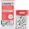Cabinet: 500mg Acetaminophen for Headache Relief, Toothaches, Sore Throat, and Fever Reducer, Includes 1 Refillable Medicine Jar, 120 Tablets Refillable Glass Jar - (Pack of 3) view 1