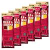 Bridgford Beef & Cheddar Stick Pack of 6 - Savory Beef and Cheese Sticks with Real Cheddar - Shelf Stable - High Protein - Perfect for School, Travel, Work, or On-the-Go Snacks view 1