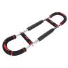 Adjustable Arm Trainer Non Slip Grips Chest Exerciser U Shaped Spring Steel Bar for Home Gym Strength Training by Men Women Fitness Enthusiasts view 3