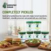 Gourmet Pickled Pineapple Spears, Sweet & Tart Flavor, No Sugar, Preservatives or Artificial Colors, Made with Apple Cider Vinegar & Hand-Blended Spices,16 oz Jar (4 Pack) view 2
