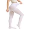 AMZAM Medical Compression Pantyhose for Women & Men, Closed Toe 15-20 mmHg Graduated Compression Stockings Waist High Support Leggings, Support Hose for Varicose Veins, Edema, Post Surgery, White L view 1