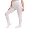 AMZAM Medical Compression Pantyhose for Women & Men, Closed Toe 15-20 mmHg Graduated Compression Stockings Waist High Support Leggings, Support Hose for Varicose Veins, Edema, Post Surgery, White L view 3
