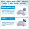 2 PCS N30i Nasal Cushion for AirTouch N30i (M),1 pc Soft Fabric Nasal Cushion& 1 pc Velvet-Lined CPAP Nasal Cushion for AirTouch N30i,Soft Fabric for All Seasons, Velvet-Lined for Fall/Winter(Purple) view 2