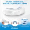 2 PCS N30i Nasal Cushion for AirTouch N30i (W),1 pc Soft Fabric Nasal Cushion& 1 pc Velvet-Lined CPAP Nasal Cushion for AirTouch N30i,Soft Fabric for All Seasons, Velvet-Lined for Fall/Winter(Blue) view 4