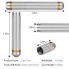 Aluminum Cigar Case Tube Portable Stainless Steel Elegant Travel Single Metal Cigar CaseTube Humidor Air Tight Smell Proof Cigar Holder Case Accessories for Business Travel Outwork -1Pack (Black) view 4