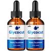 (2 Pack) Glycocut Drops, Glyco Cut Liquid Supplement Blood Support Formula, Premium Optimizer Stabilizer Cleaner, Restore Energy Vitality Health for Healthy Body Flow Pressure Circulation Gotas (4 oz) view 1