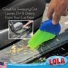 LOLA Heavy Duty Whisk Broom, Hand Brush, Durable Bristles, Whisks Away Dirt & Debris, Compact, Hang Hole for Easy Storage, Indoor/Outdoor, 1 Pack view 3