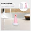 HAKIDZEL Silicone Toothbrush with Case for Months Boy Girl Three-Sided Soft Bristles Finger Tooth Brush for Newborn Oral Care Gentle Gum and Tongue Cleaner Oral Hygiene Tool view 3