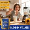 Angtai JN Organic Sunflower Lecithin Powder | USDA Certified, Non-GMO | 4oz (113g) | 10g Daily Serving for Brain, Liver & Heart Health | Easy Mixing in Smoothies, Shakes & Baking view 2