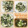 5.29oz Mix Dried Wakeme & Freeze Dried Tofu for Miso Soup - 100% Natural Dehydrated Seaweed, Green Onion Included, Vegan, Japanese Veggie Ingredients for Ramen, Miso Soup view 3