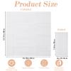100 Pcs Disposable White Napkins Cloth Like with Flatware Pocket - Prefolded Linen Feel Dinner Napkins for Wedding, Party, Silverware view 2