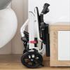 Foldable Wheelchairs for Adults,18lbs Lightweight Transport Wheelchair, Easy to Travel, Portable Travel Wheelchair for Seniors, Wheel Chair with Flip-up Armrest [US Fast Arrival] White view 4