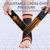Recover Ankle Sleeve - Ankle Brace Foot & Heel Wrap, Adjustable Ankles Compression Sleeve, Ankle Brace for Women Men (Green,Medium) view 3