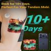 10 Pack Tandem Mobi On-Body Sleeve, Amolyfe Pocket Overpatches for Tandem Mobi Insulin Pump, Waterproof & Hypoallergenic Adhesive Holder Patch Cover, 10+ Days Long Wear, Sunset view 4