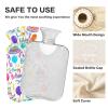 Happy Birthday Ribbon Colorful Cute hot Water Bottle with Soft Cover, 2L hotwater Bag for Menstrual Cramps, Sore Muscle, Bolsa para clicos menstruales view 4