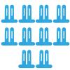 10 Pcs Waterproof Kinesthetic Tape for Knee Support, Athletic Blue Precut Tape, 8.7 X 9.8 in view 1