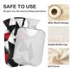 Red Black Irregular Triangle hot-Water Bottle with Soft Cover, 2L Warmer Bag for Hot and Cold Therapies, Sore Muscle, Bolsa de agua Caliente para el Dolor view 4