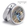 Pill Box 3 Compartment Metal Medicine Pill Organizer Wild Goose by The Bridge Pill Case for Purse Or Pocket Cute Mini Portable Pill Holder Travel Pill Container to Hold Supplements, Vitamins, Fish Oil view 2