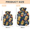 Merry Christmas Gold Tarot Cards hot-Water Bottle with Soft Cover, 2L Warm Water Bottle for Bed for Sore Muscle, Neck Shoulder Warmer, Bolsa para agua Caliente view 3