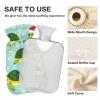 Merry Christmas Turtle Green hot Waterbottle with Soft Cover, 2L Water Bottle Bag for Tummy Warmer, Hot and Cold Therapies, Bolsa para clicos menstruales view 4
