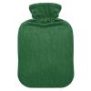 Green Solid Color hot Bottle Water Bag with Soft Cover, 2L Warm Compress for Hand Feet Warmer, Neck and Shoulder Pain Relief, Bolsa Caliente para Dolores Menstrual view 1