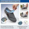 Lightweight Air Cushion Walking Shoes for Swollen Feet, Adjustable Plus Size Sneakers, Non-Slip Double Insole, Comfort Shoes for Foot Swelling view 4