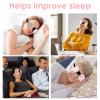 3D Light Blocking Blindfold, Comfortable Adjustable Blackout Eye Cover Pressure-Free & 100% Blockout for Nap Shift Work (B) view 2