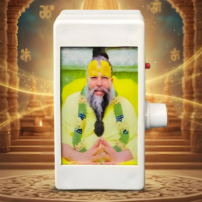 Toyoos Premanand Ji Maharaj Naam Jaap Box | 9-in-1 LED Mantra Chanting Device | Preloaded Radha Krishna Bhajans & Naam Jaap | Spiritual Audio Player for Home, Office & Temple | Ideal Devotional Gift