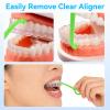 15PCS Clear Aligner Remover Tool for Invisalign, Easy & Gentle Orthodontic Aligner Remover, Invisible Braces Removal Hooks, Portable Dental Tool for Braces, Invisible Retainers, Aligners view 4