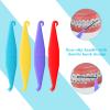 100PCS Elastic Braces Rubber Band Tool Colorful Orthodontic Rubber Bands Placers for Brace, Disposable Plastic Dental Elastics Placer view 3