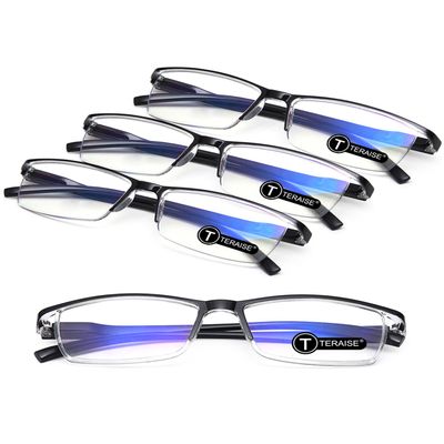 TERAISE Fashion Anti-blue light Reading Glasses Men Women Computer Reader(1.25X)