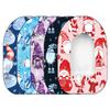 Glucomart Adhesive Patches for Omnipod Waterproof, Hypoallergenic CGM Tape for Omnipod 5 & Dash, Pre-Cut Overlay, Premium Overpatches for Christmas and Thanksgiving (5 Count) (Christmas Gnome) view 1