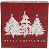 Hobby Lobby Merry Christmas Tree Red Foil Gift Card Holders, 4 x 4 Inch, Red & White, Set of 6 view 4