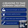 BodyTech Elite German Creatine with Creapure, Creatine Monohydrate Powder for Strength, Size & Power, 5g per Serving, Unflavored, Gluten Free, 11.01 oz, 60 Servings view 4