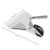 Fdit French Fry Bagger, Stainless Steel Popcorn Scoop with Single Handle Quick Fill Tool for Bagger French Fries Snacks Desserts Ice Dry Goods view 2