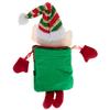 Hobby Lobby Christmas Holiday Gift Card Holders, Santa and Elf Style Plush Fabric Decorative Bags, 9 x 6.5 Inch, Red Green Gold Black, Set of 3 (Elf) view 3