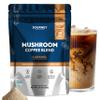 Mushroom Coffee with Collagen - Caramel Blend Adaptogenic Instant Coffee for Energy, Focus, & Mental Clarity Enhanced with Lions Mane, Chaga, Cordyceps & L-Theanine (30 Servings) view 1