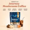 Mushroom Coffee with Collagen - Caramel Blend Adaptogenic Instant Coffee for Energy, Focus, & Mental Clarity Enhanced with Lions Mane, Chaga, Cordyceps & L-Theanine (30 Servings) view 2