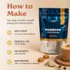 Mushroom Coffee with Collagen - Caramel Blend Adaptogenic Instant Coffee for Energy, Focus, & Mental Clarity Enhanced with Lions Mane, Chaga, Cordyceps & L-Theanine (30 Servings) view 4